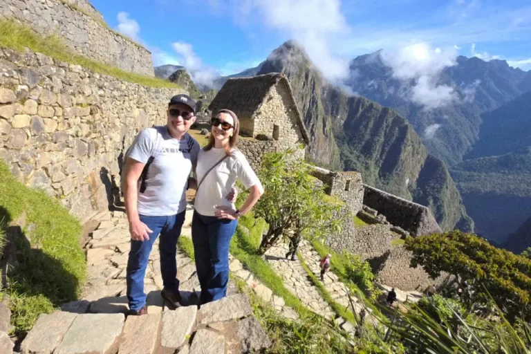 fotografia de centro turisrico de machu picchu.